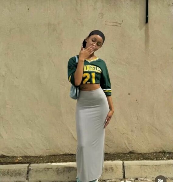 Jupe longue en molleton