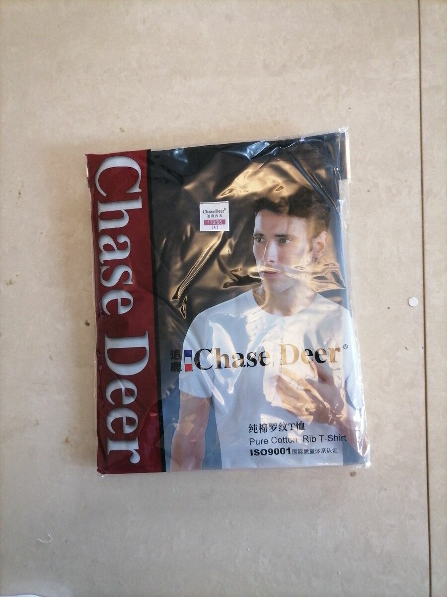 Men crew neck undershirt /body fit. Pure cotton rib t-shirt