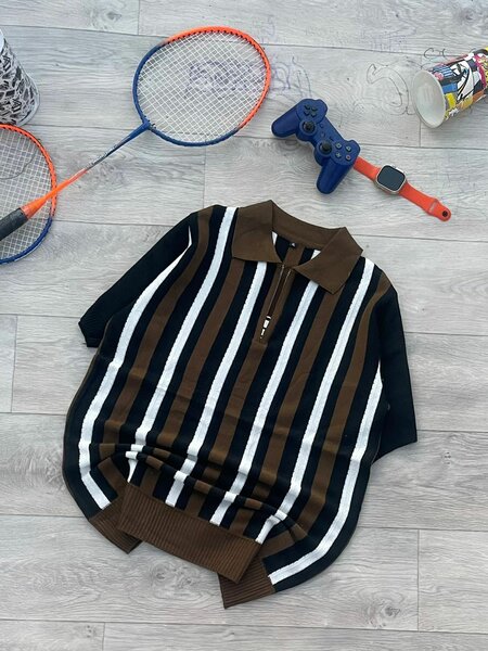 Polo à rayures élégant