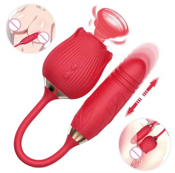 Rose vibrator (2in1)