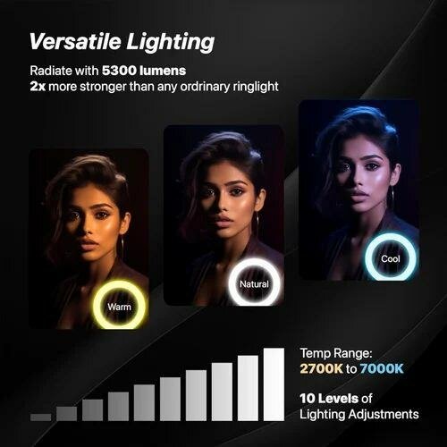 Lumière Anneau LED RGB Portable