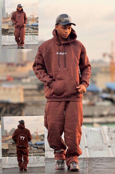 Ensemble de survêtement marron