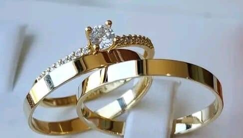 Bagues de mariage en or