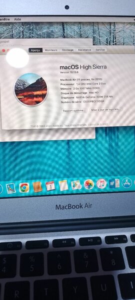 MacBook Air 13" High Sierra