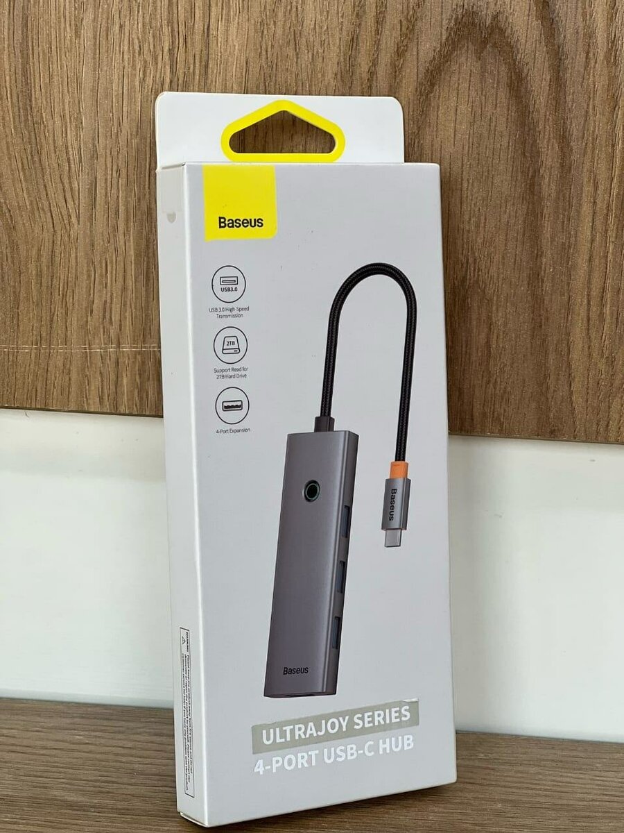 Baseus flite series 4 port hub