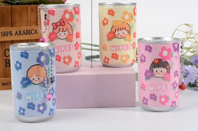 Lingettes mignonnes en boîte