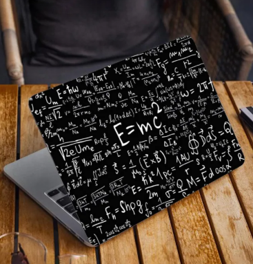 Einstein Equation Laptop Back Skin Vinyl Stickers Decal for 13 14 15 15.6 inches Laptop