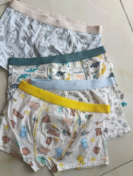 6 Boxers garçon animés