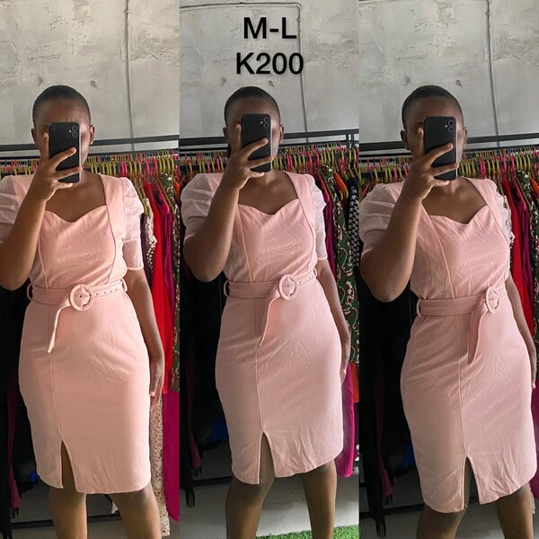 Stylish and high-quality women's dress pink
