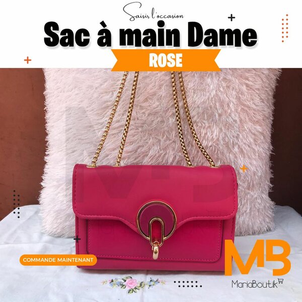 Sac à main rose élégant