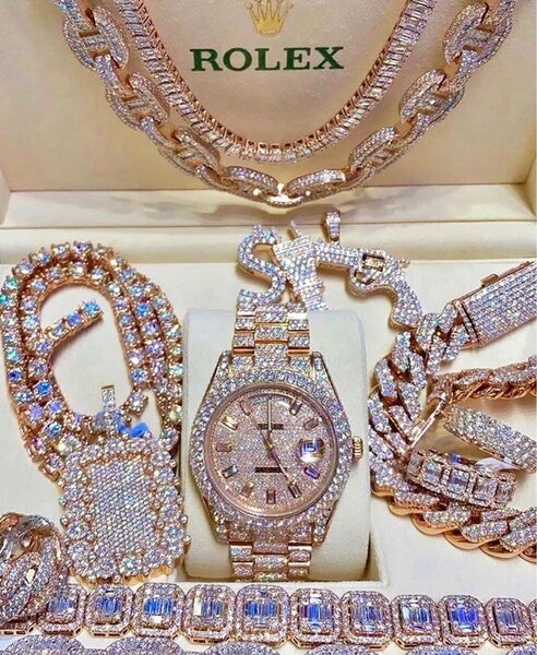 Montre Rolex Diamantée Luxe