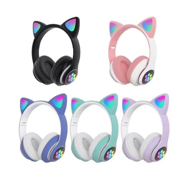Casque Bluetooth Oreilles Chat