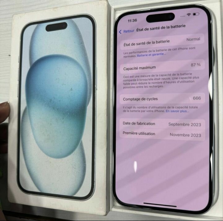 iPhone 15 simple 256Go