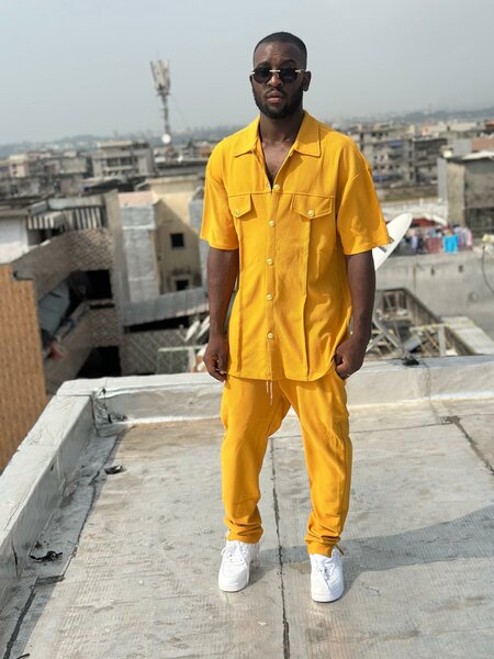 Ensemble décontracté coloré pour homme