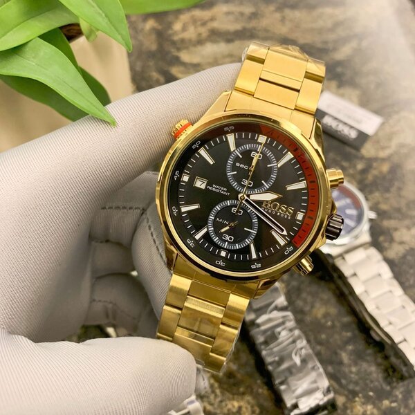 Montre Homme Dorée Classique