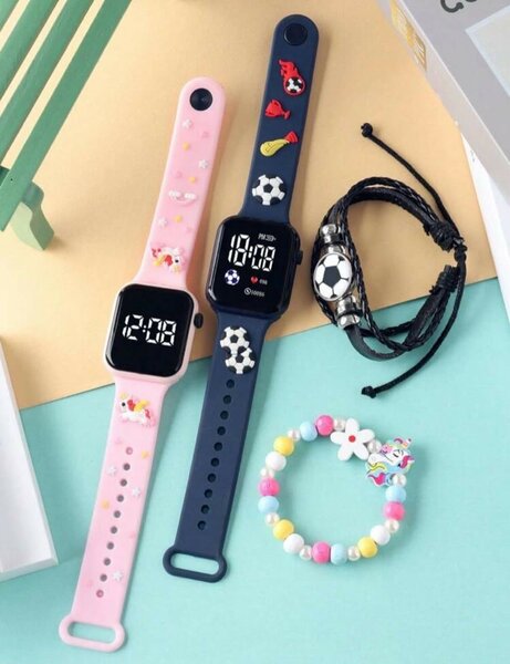 Montres enfants sportives colorées