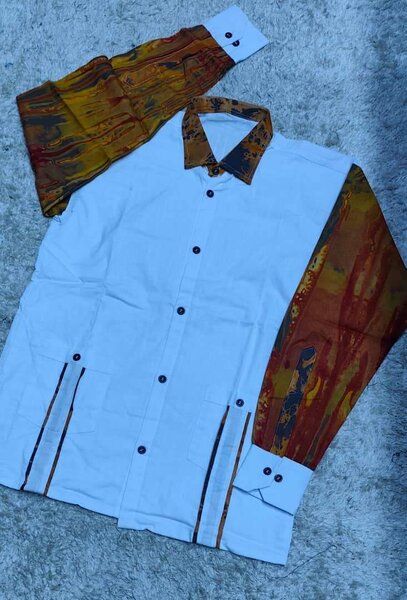 Chemise Homme Élégante Manches Longues