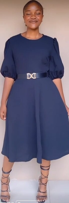 women's dress S,M,L,XL,2XL blue