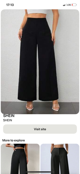 Black Wide Leg Pants