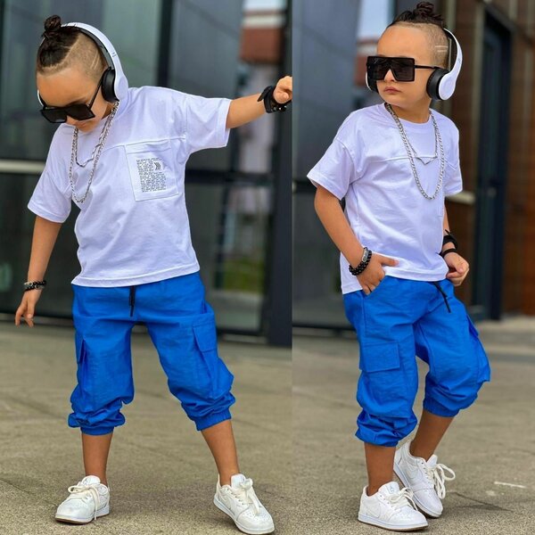 Pantalon cargo enfant