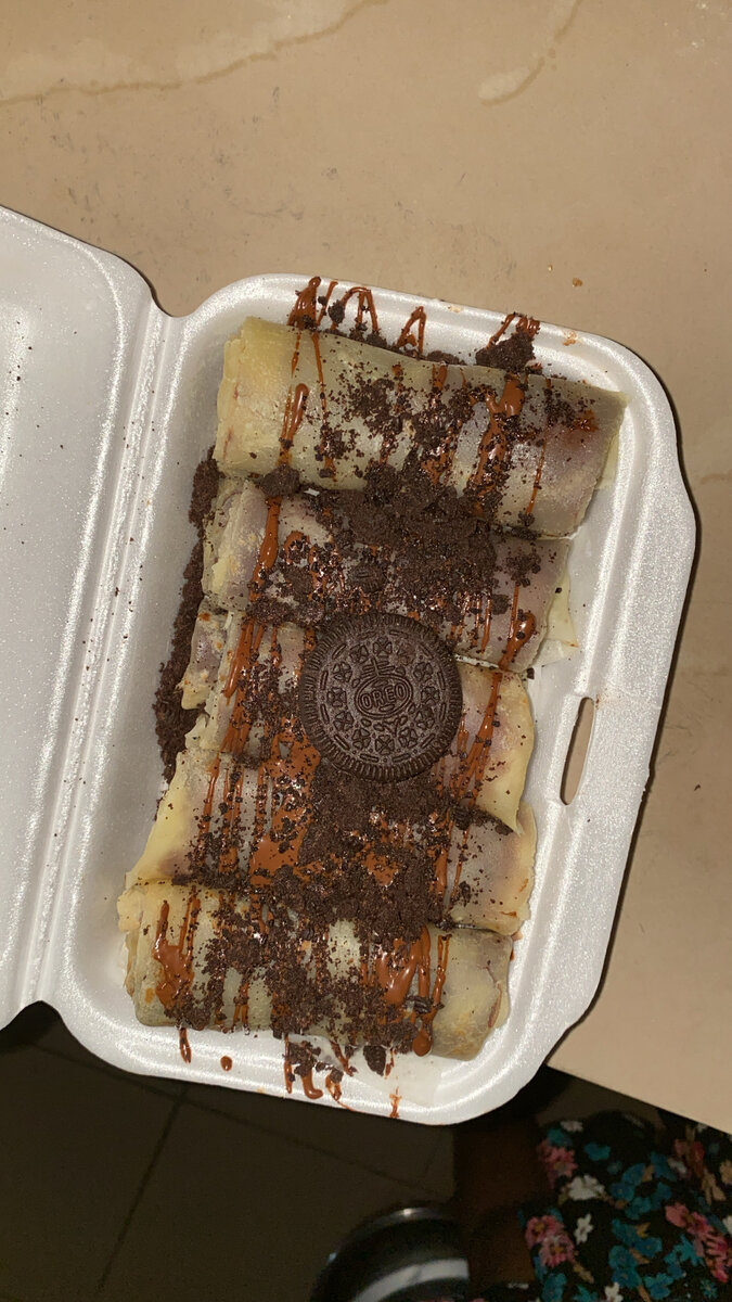 Crêpes oreo