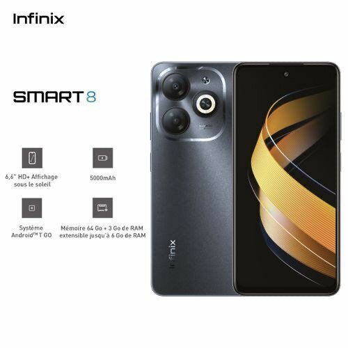 Infinix smart 8 64+3+3 6Ram