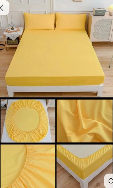 Drap-housse en coton élastique