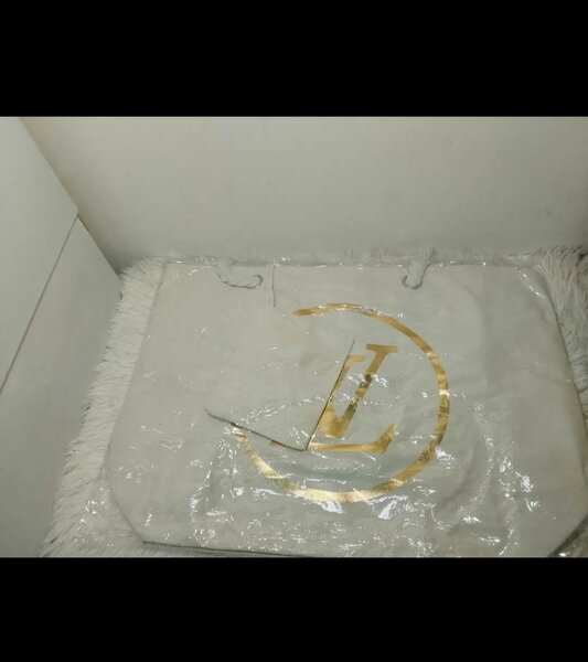 Sac de plage en toile imprimée