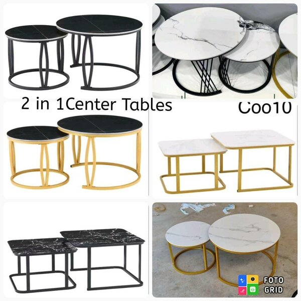 2pcs Furniture Round End Table