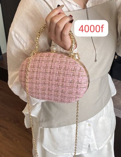 Sac à main en tweed chic