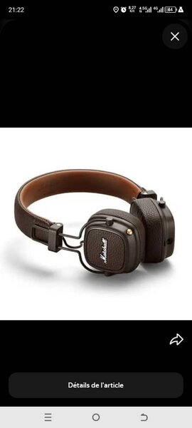 Casque Bluetooth Marshall