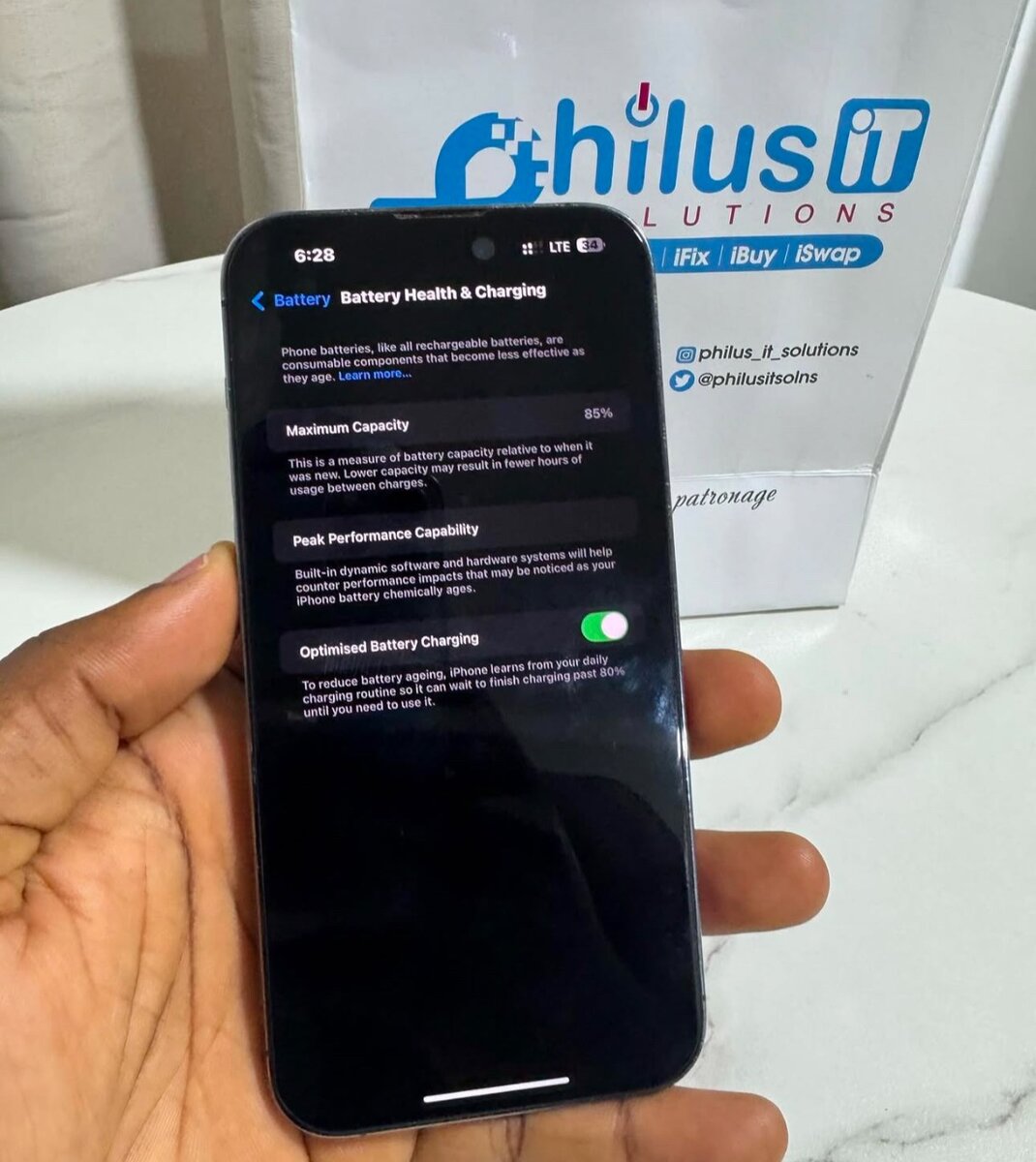 iPhone 14 Pro Max 256Gb eSIM-Factory Unlocked Bh86%