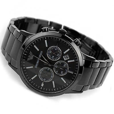 Montre Chronographe Noire Homme