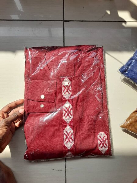 Tunique en lin et en coton