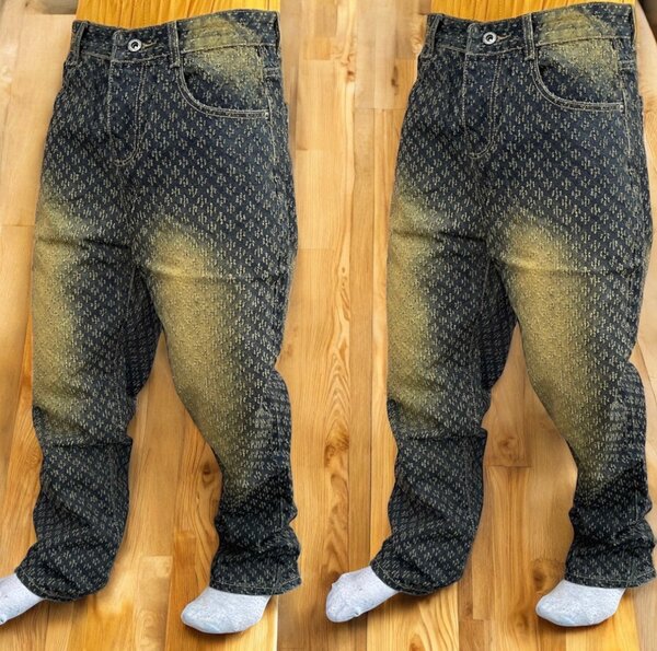 Jeans décontractés motif chic