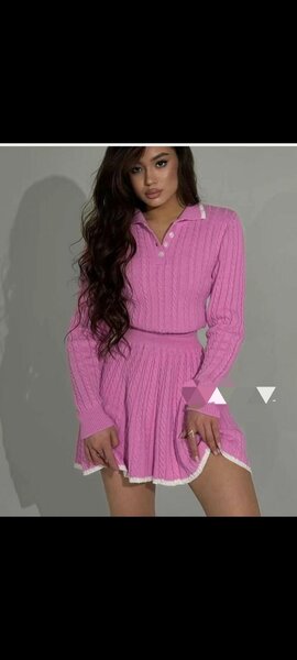 вязаный костюм