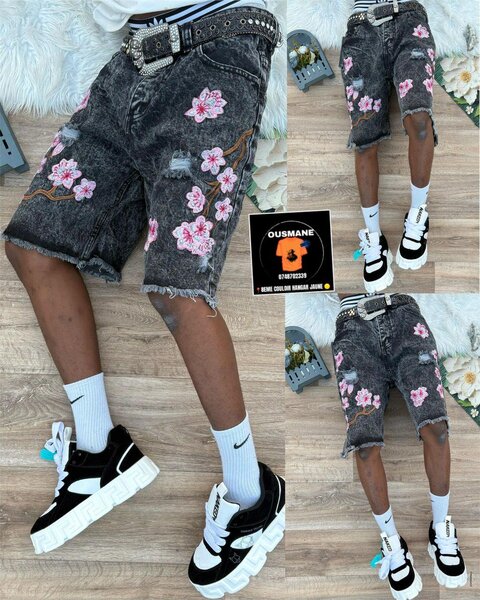 Shorts en jean décontractés