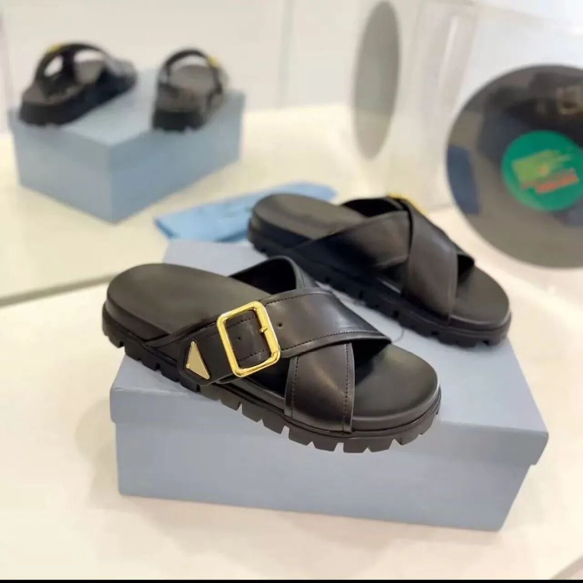 Sandales en cuir pour hommes