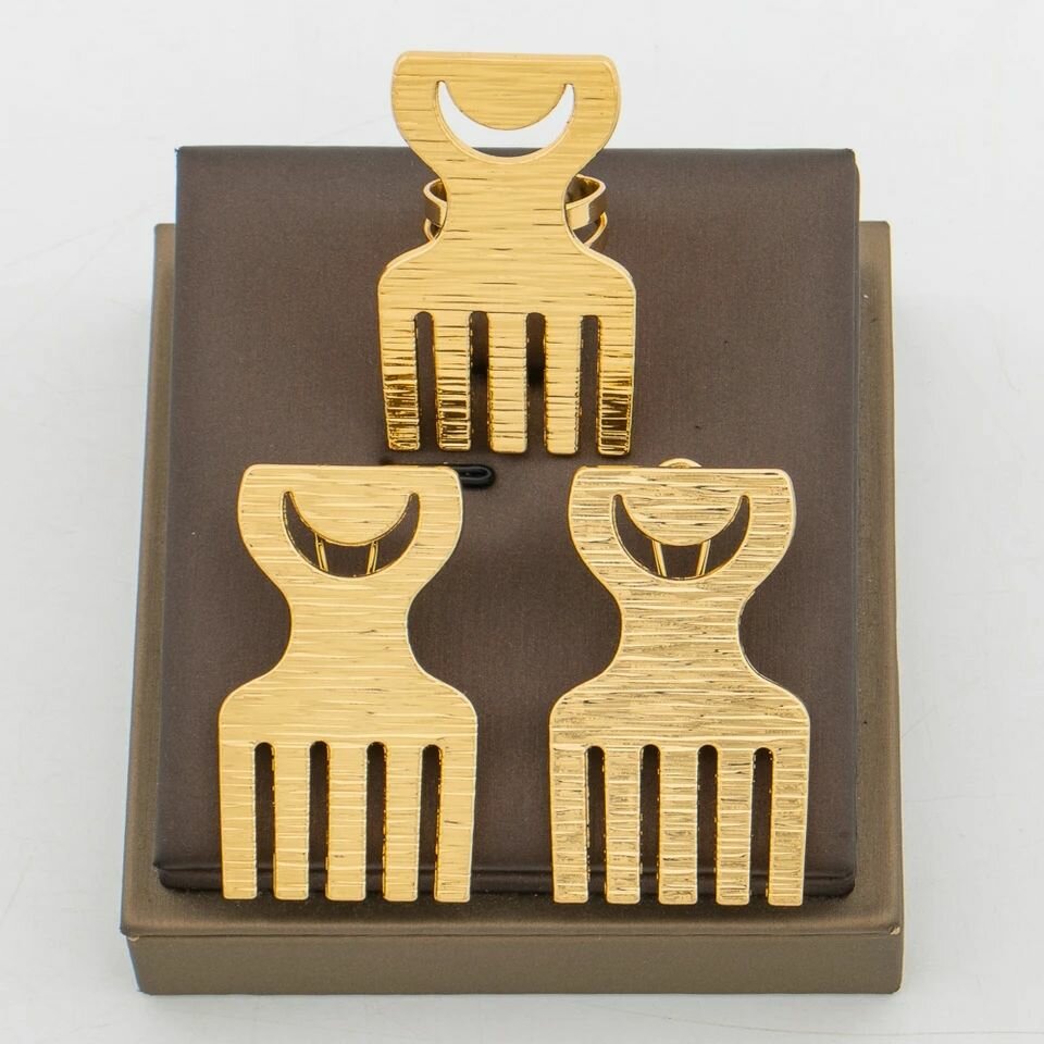 Boucles d'oreilles et bague