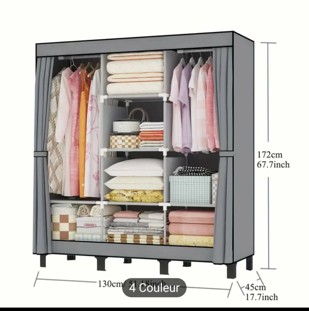 Étagères de rangement de vêtements