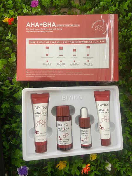 Set de soins AHA+BHA pour visage