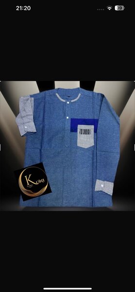 Tunique Homme Bleu Élégante