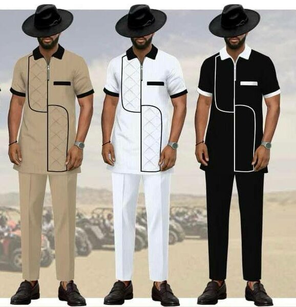Ensemble style africain homme élégant