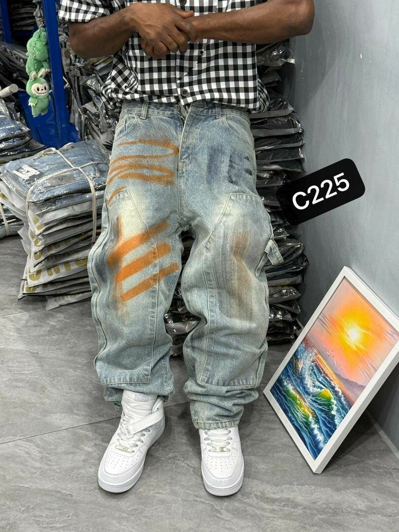 Jeans décontractés art