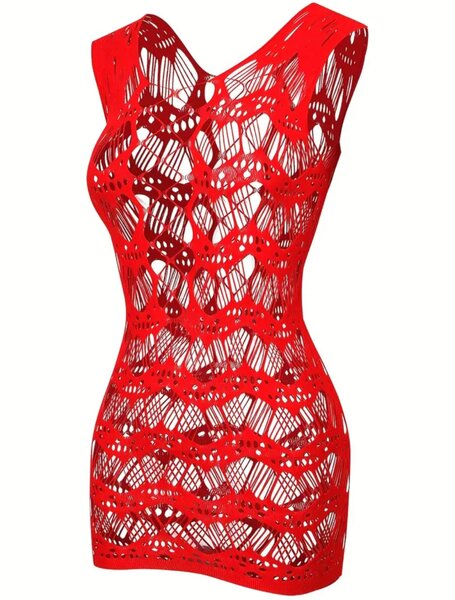 Half body fishnet stocking