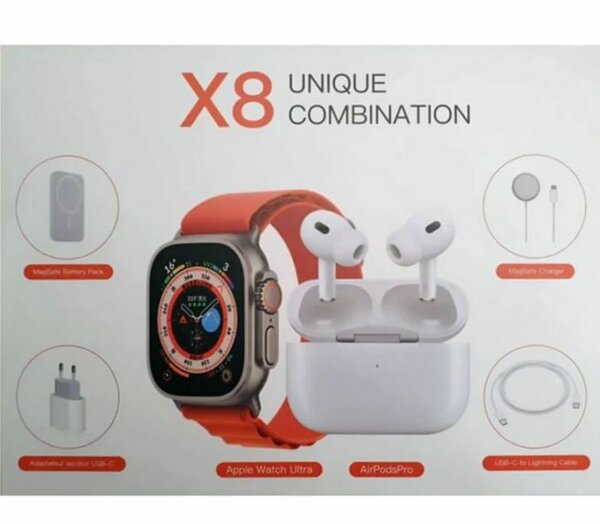 Apple Watch Ultra avec AirPods Pro