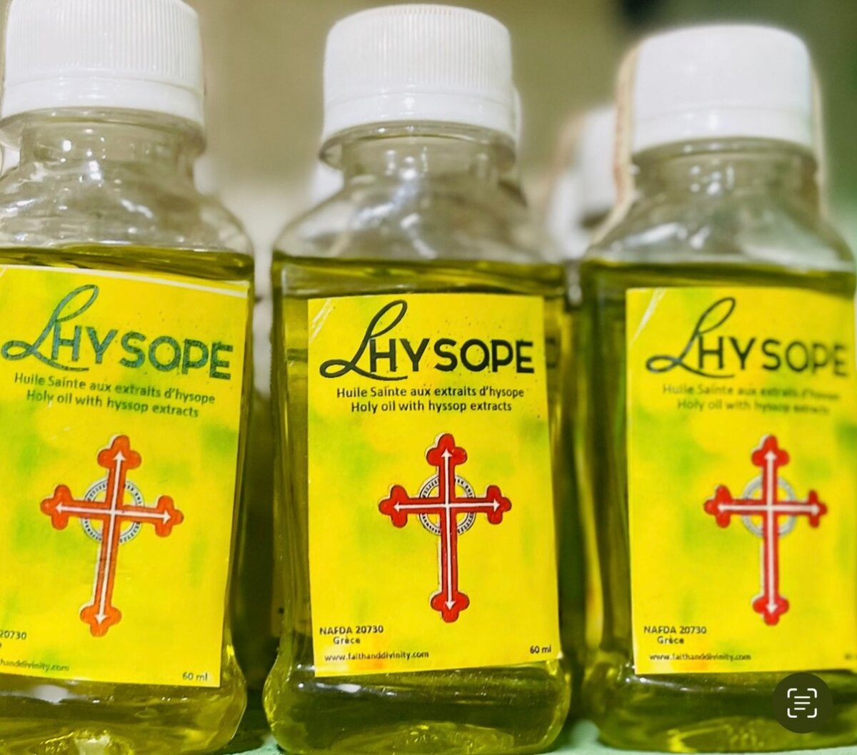 Huile Sainte Lhysope 60ml