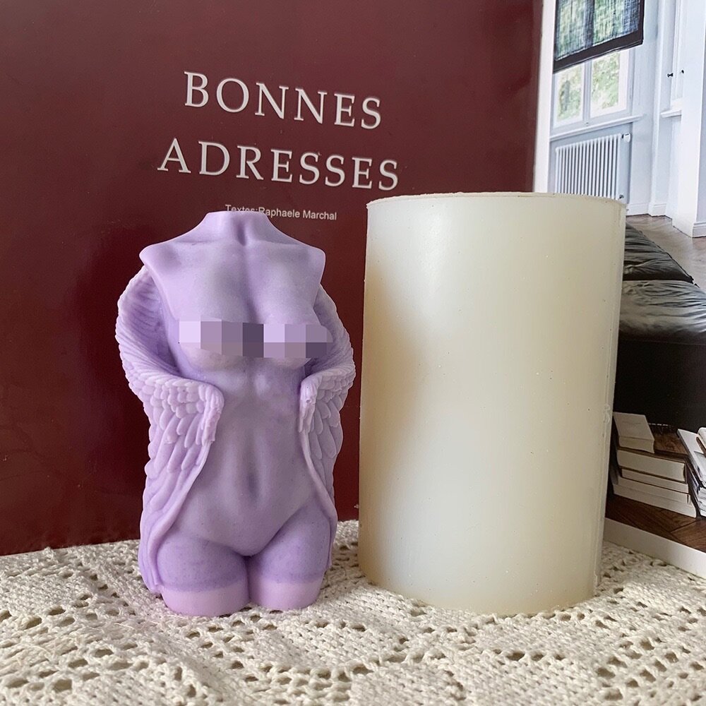 Naked body with wings mould