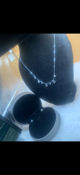 Chaînes & boucle Argent blanc