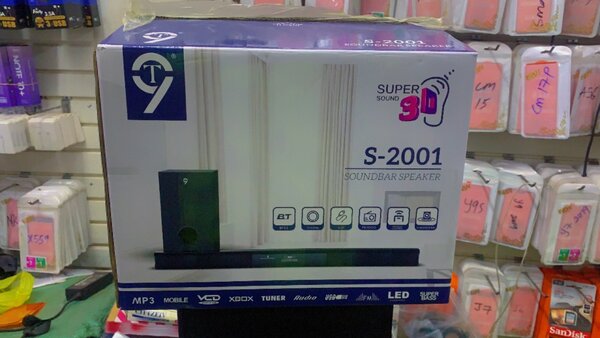 Home theater with soundbar